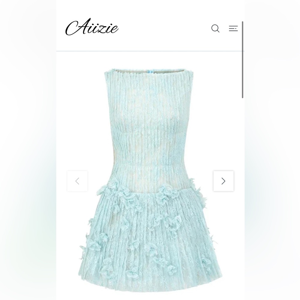 Blue Lace Dress